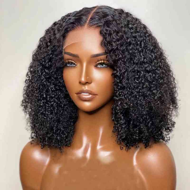 

Nxy Hair Wigs Deep Wave Lace Short Bob Closure Human for Black Women Brazilian Water 220609, 13x1 lace wig