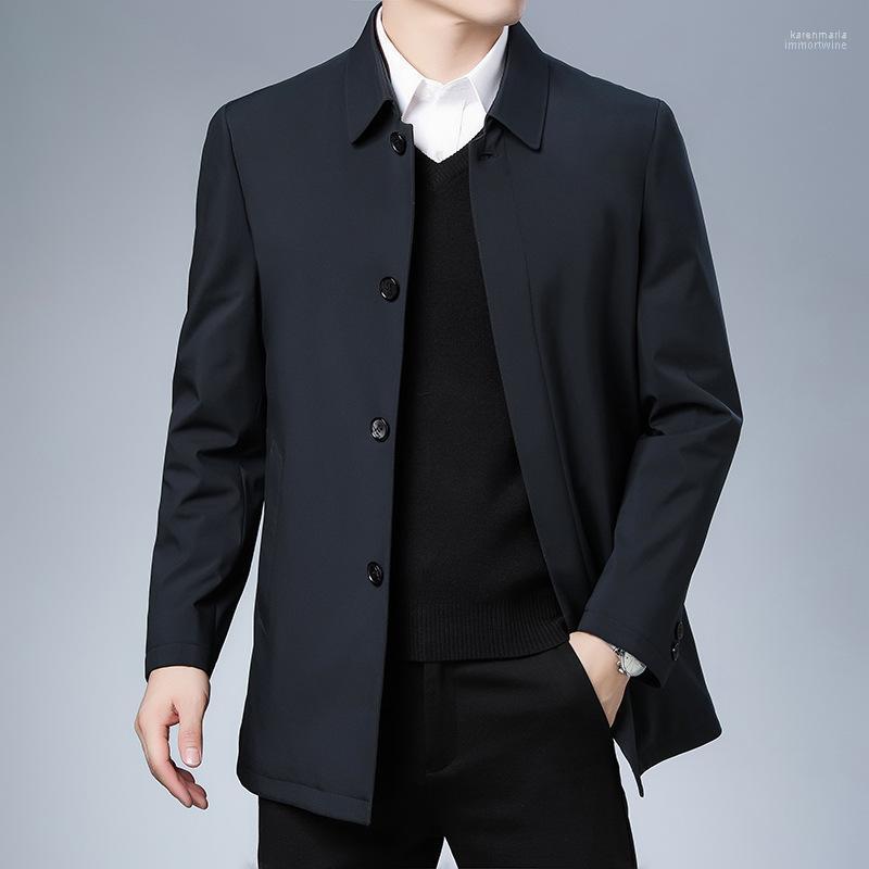 

Men's Down & Parkas Cold Resistant And Warm Winter Coat With Thickening Middle Aged Jacket White Duck Kare22, Blue