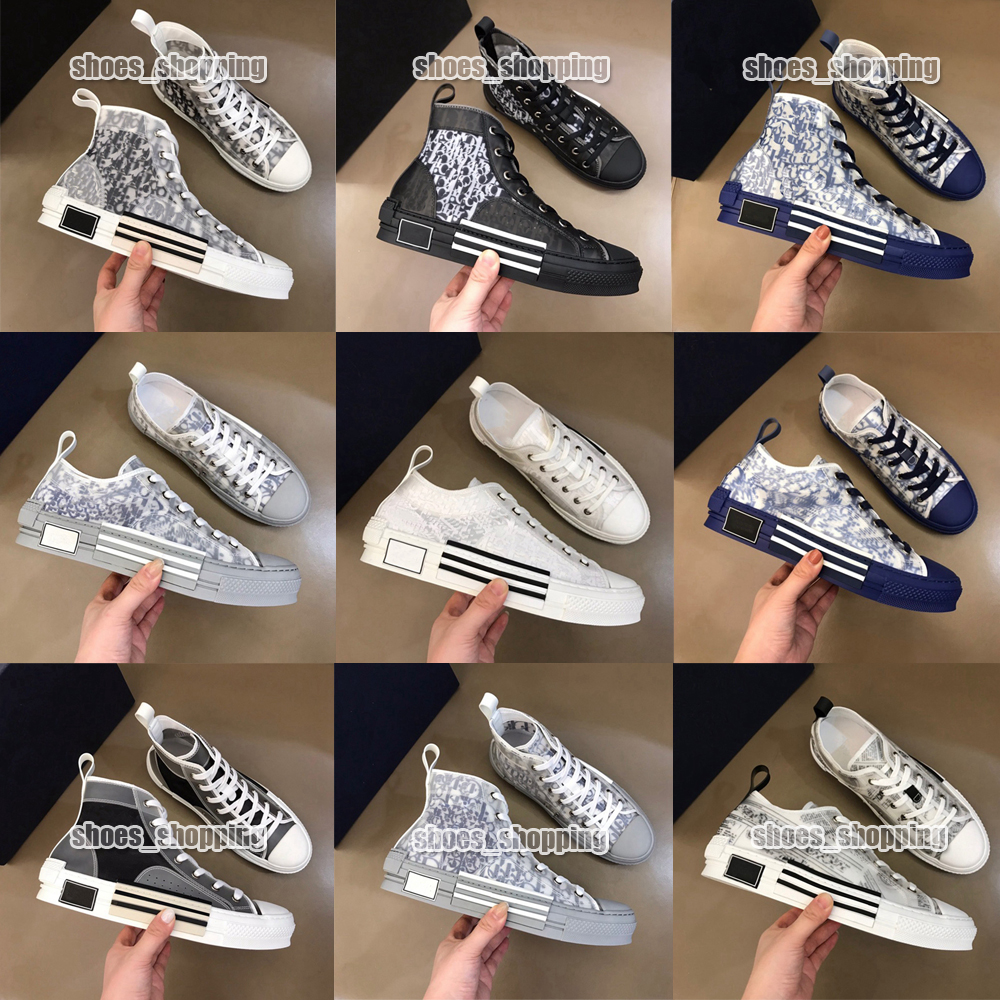 

classic oblique canvas man low shoe mens high top sneakers sneaker women casual fashion leather lace up woman designers platform shoes 2022, 13