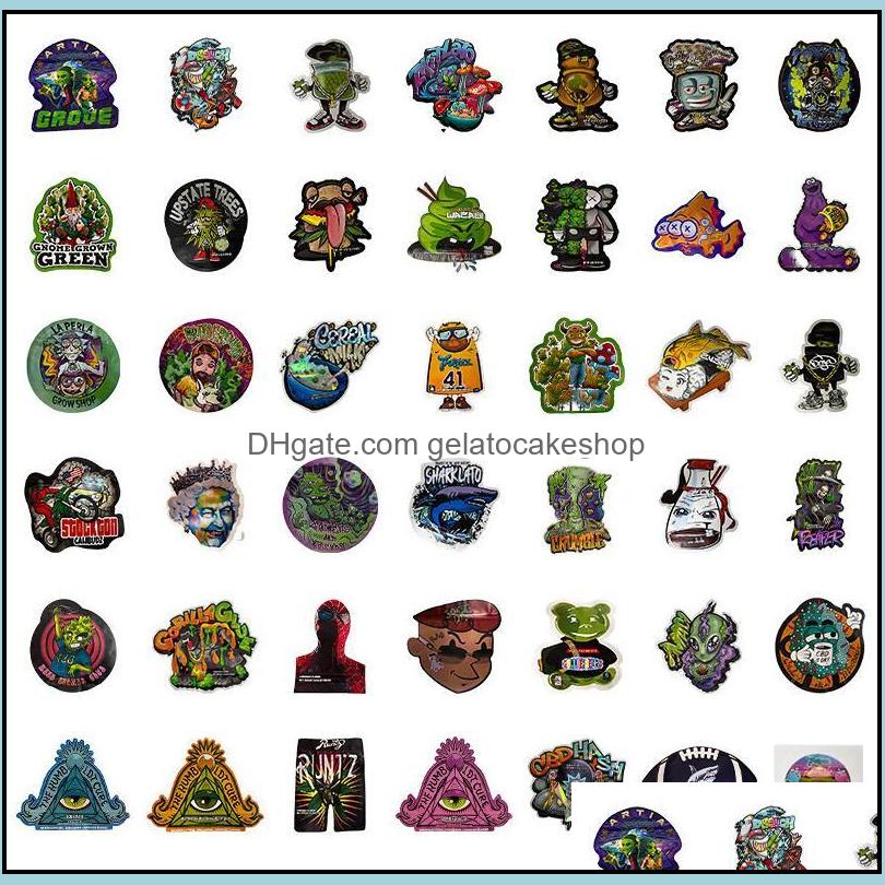 

Packing Bags Office School Business Industrial Empty Unique Shape 3.5G 7.0G Mylar Zipper Package Eighth Dhsrk