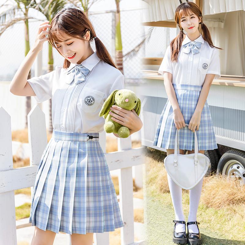 

Clothing Sets Make Bai Ming Jk Spot With Uniform Genuine Plaid Skirt Pleated College Students Skirts Wind In Spring And SummerClothing, See chart