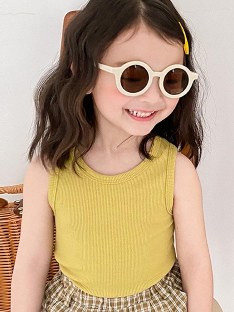

T-shirts Summer Baby Girls Casual Vest Children Clothing Kids Sleeveless Tops T-shirt Cute Blouse MulticolorT-shirts