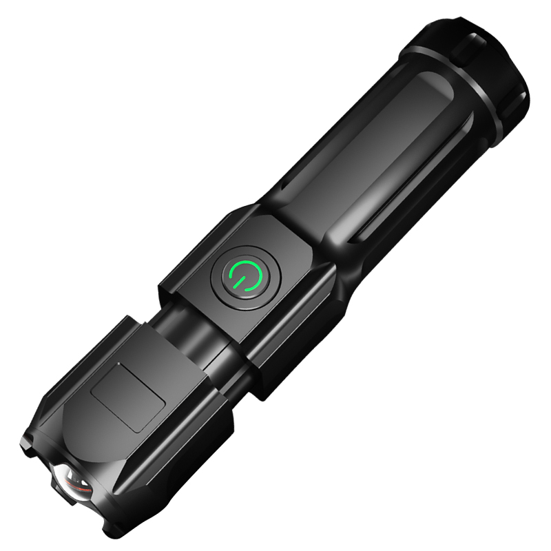 Portable LED Flashlight Strong Brightness Light Rechargeable Outdoor T6 Torch Camping Lamp-image-766353770