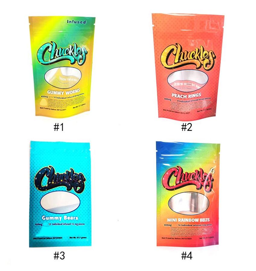 

chuckles Dank Gummies Bag Edibles Empty bags Packaging Worms 500MG Bears Cubes Gummy Peach rings Wholesale