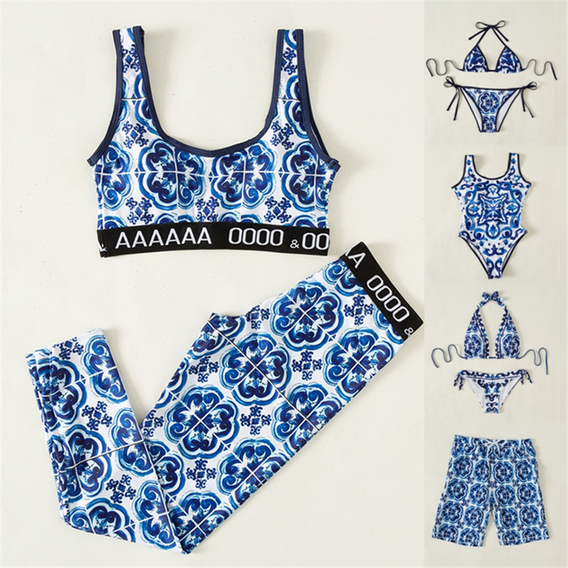 

Womens Yoga Sets Bikinis Designer Swimsuits Mens Swim Shorts Textile Vintage Print Couples Vacation Swimwear 2XL/3XL, Please contact me to look real pics