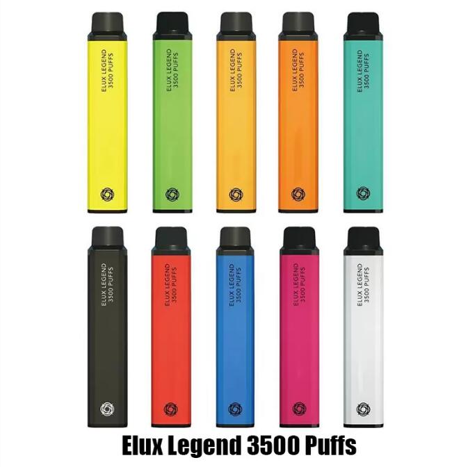 

Elux Legend 3500 Puffs Disposable Vape Pen E Cigarettes 2% 1500mAh Battery Vaporizer Stick Vapor Kit 10ml Pre Filled Cartridge Device geek bar elf bars