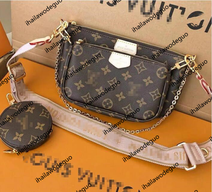 

New Favorite Women Genuine Leather bags Fashion Handbags Accessoires Purses Mini 3pcs set Crossbody Shoulder Bag, Customize