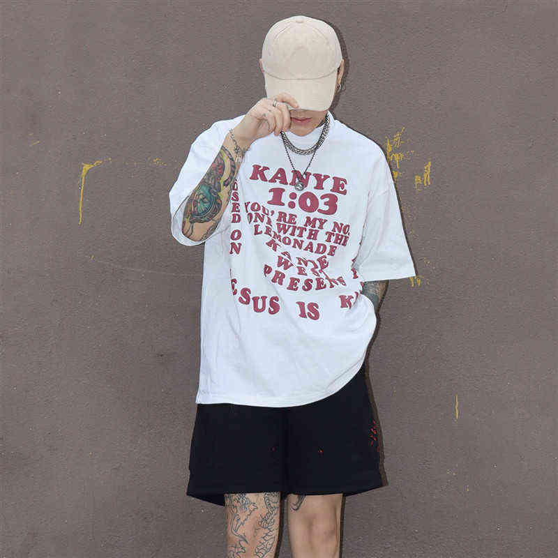 

Lemonade T-shirt 2020 Men Women That On God Jesus Is King Tour T-shirts Hip Hop Oversize Tee PresentsT220721