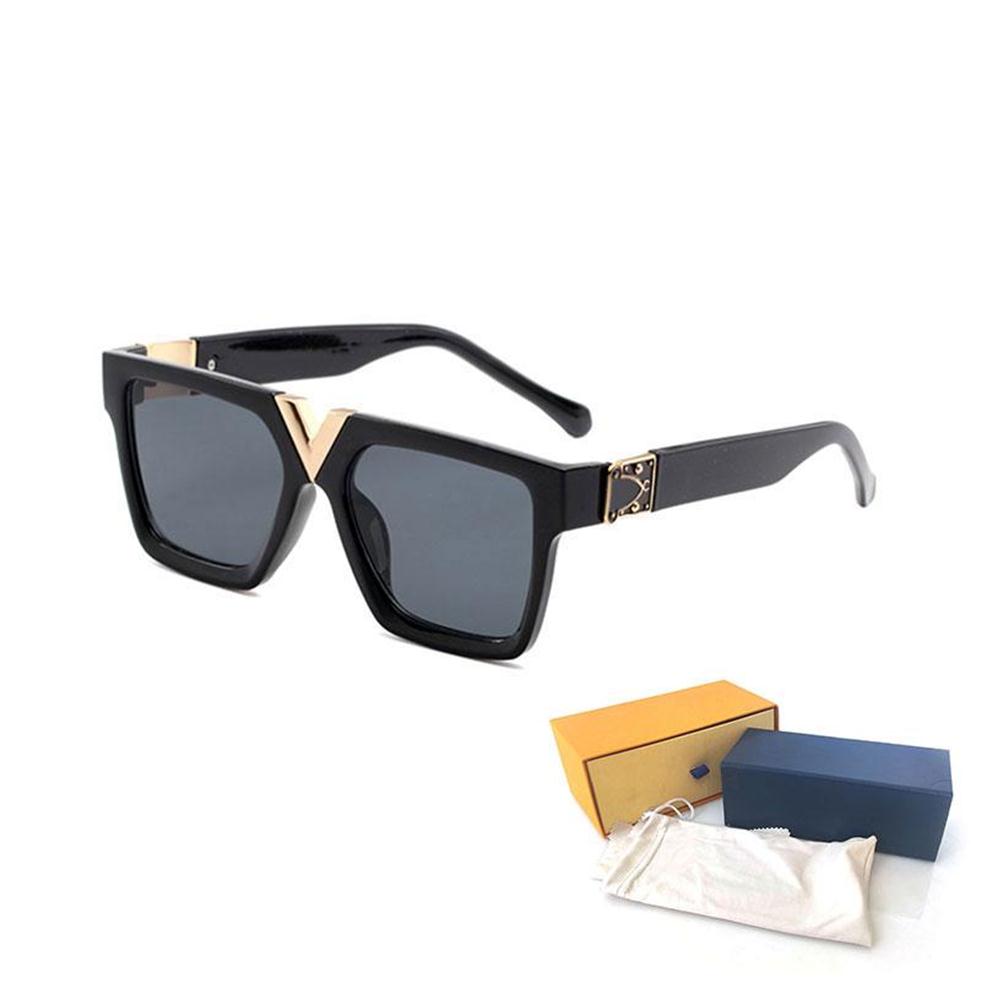 High Quality Womans Sunglasses Luxury Fashion Mens Sun glasses UV Protection men Designer eyeglass Gradient Metal hinge 2371 eye w270e