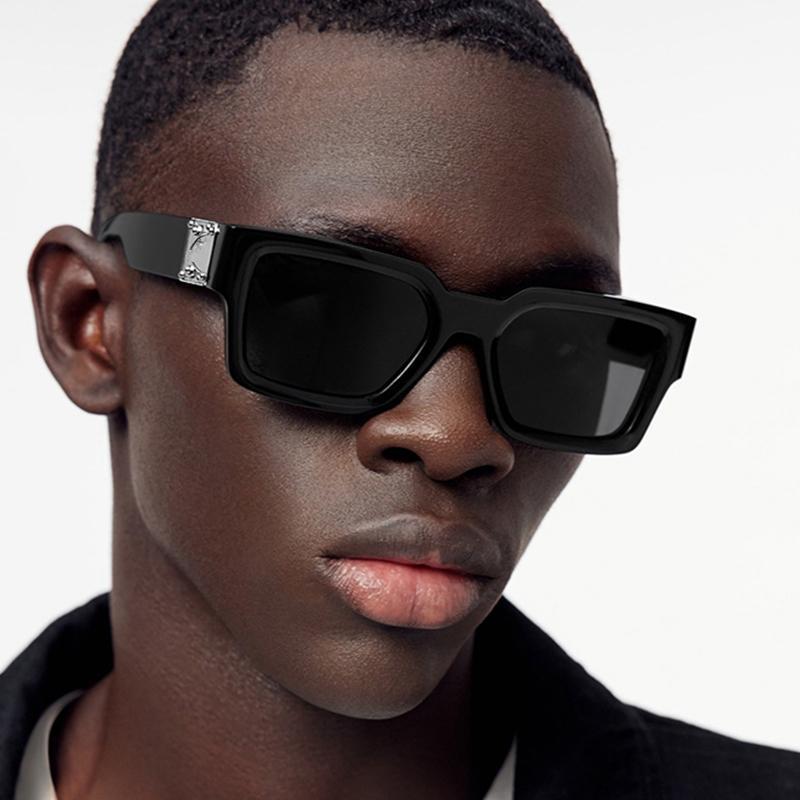 

Sunglasses Retro Women Fashion Brand Designer Thick Men Shades Trend Candy Color Big Frame High Quality UV400 Gafas