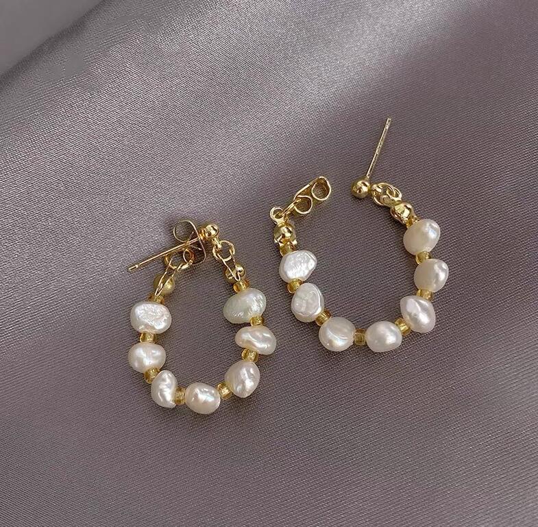 New designed Korean ear stud ins style cute bear diamonds love studs earrings female trendy fashion all-match temperament earrings
