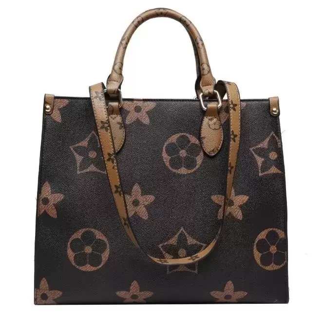 ONTHEGO PM MM GM Mode Monogrammes Sac Luxurys Designers Sac à main Femmes Sacs de luxe Sacs à main Highs Qualité Dames Sac à bandoulière en cuir
