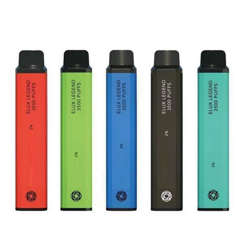 3500 Disposable Elux Legend Vape Pen E Cigarettes 2% 1500mAh Battery 20mg 10ml Disposable pro Mesh coil QR Code Verified New Embossed Package Vs-image-755718275