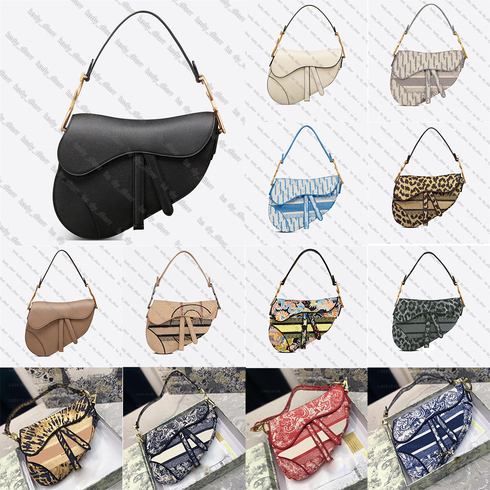 

jungle pop embroidery Saddle Shoulder bag Matt Black Leather Letters Luxurys Fashion Crossbody Designers Bags Houlder Messenger Lady Handbag, 17