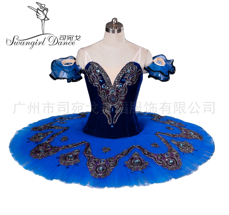 

Classical Pancake ballet tutu Professional Princess Florina Blue Bird Ballet Tutu NutrackerBT8992A