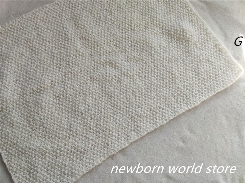 

Blankets & Swaddling Born Pography Props Wrap, Mohair Knitted Flowers Wraps