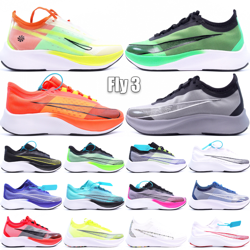 

Top Fly 3 Men Women Marathon Running Shoes ZoomX Designer Black Opti Yellow Racer Blue Electric Luminous Green Bright Mango Outdoor Sneakers Size 36-45, #05 pure platinum crimson