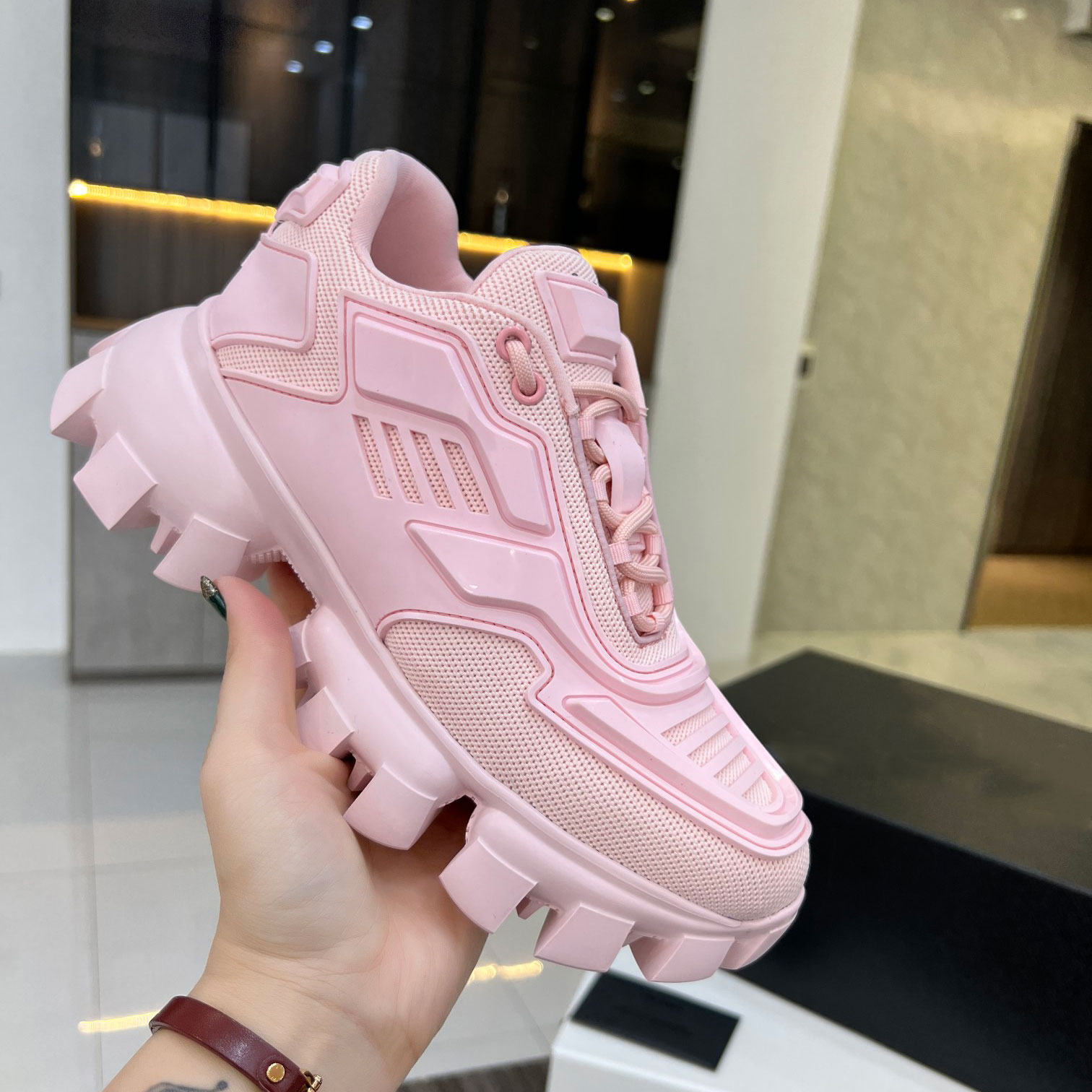 

Cloudbust Thunder Casual Shoes Designer Low Top Lace UP Shoe Men Women Camouflage Capsule Series Color Matching Increase Platform Men Sneakers With Box 35-46