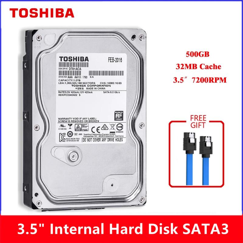External Hard Drives Original 500GB 3.5" Surveillance Internal Drive Disk HDD SATA3 3-6Gb / S 32MB Cache 500G 7200RPMExternal ExternalExtern-image-773403628