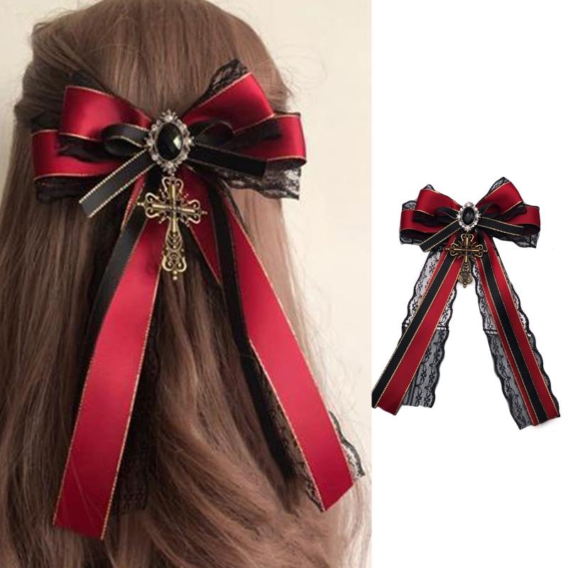 

Other Event & Party Supplies Hair Accessories Lolita Headband Black Headbands For Girls Gothic Maid Ear Clips Choker Bow Hairpins 21 Dropshi