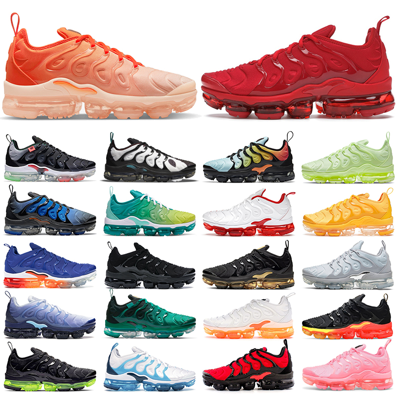 

tn plus running shoes for men women trainers Barely Volt Berry USA Triple Black Wolf Grey White Red Creamsicle Orange Gradients mens outdoor sneakers, 33