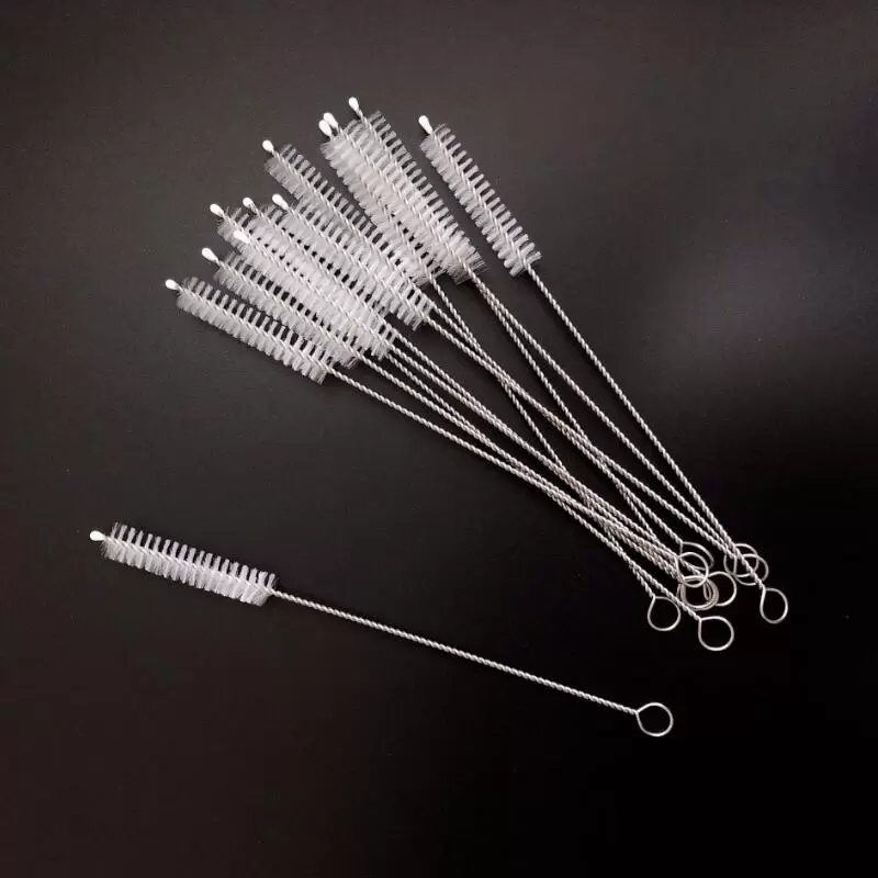 

17.5cm Straw brush bottle Cleaners Stainless steel Cleaning Brush nylon brushs Drinking Pipe Cleaner Free Shop