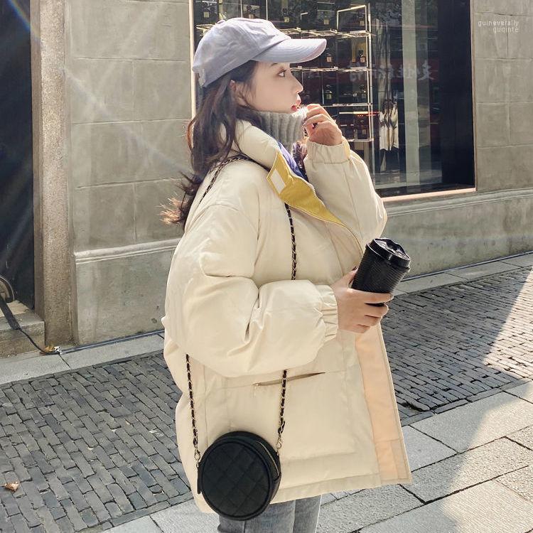 

Women' Down & Parkas 2022 Winter Cotton Coat Women Korean Version Loose Hong Kong Style Students Instagram Bread Thickened Guin22, P3