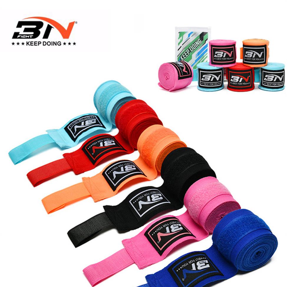 

1set=2pcs Boxing Hand Wraps Palm Bandages Wrist Protecting Fist Punching Protective Gear For Kickboxing Muay Thai Sanda Martial Ar240m