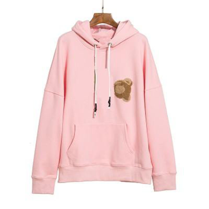 

hoodie Sweatshirts High Quality Designer Hoodies Warm bear Sweater Pullover Sweatshirt Sleeve Loose lady pink Hoodies Couple, Color7