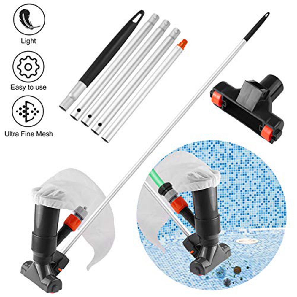 

Swimming Pool Vacuum Cleaner Cleaning Disnfect Tool Suction Head Pond Fountain Spa Cleaner Brush