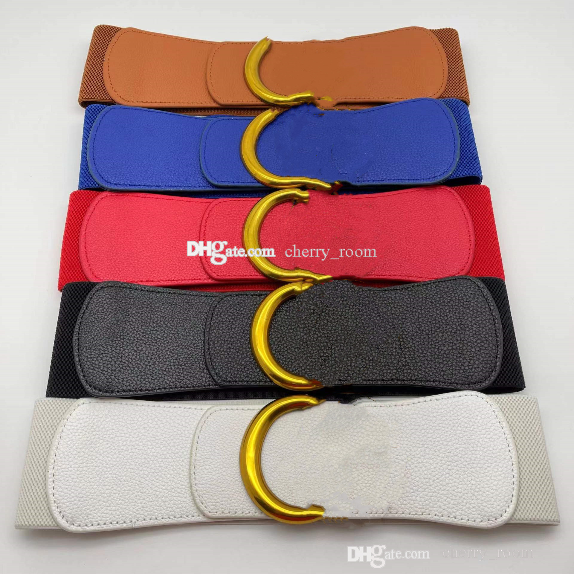 

kids designer belts fashion leather Metal buckle High-elastic adult children waist strap Elegant style smooth buckle All-match girls women waistband B270, B280-g(mix colors random)