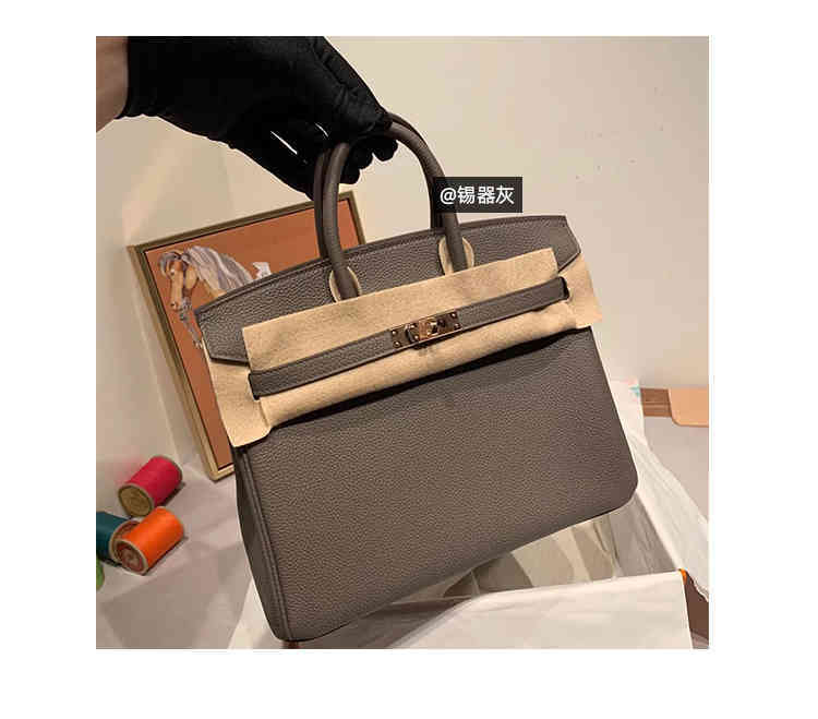 

Tote Bag Birks Purse Women Designer French Luxury Handbag Genuine Brand Leather Wedding Paul Litchi Pattern Women'sHers mees ZQTW