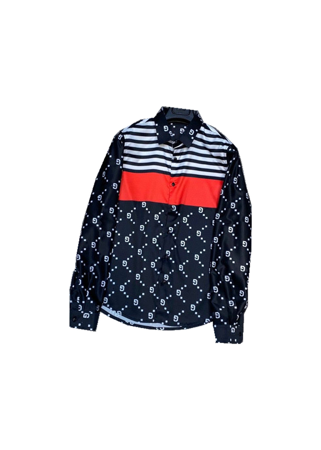 

2022 new Style Men's Casual Shirts QIWN Autumn Shirt Fashion Three-color Long-sleeved Men Dress Oversized high quality shirts side -3XL$$$000033, Customize