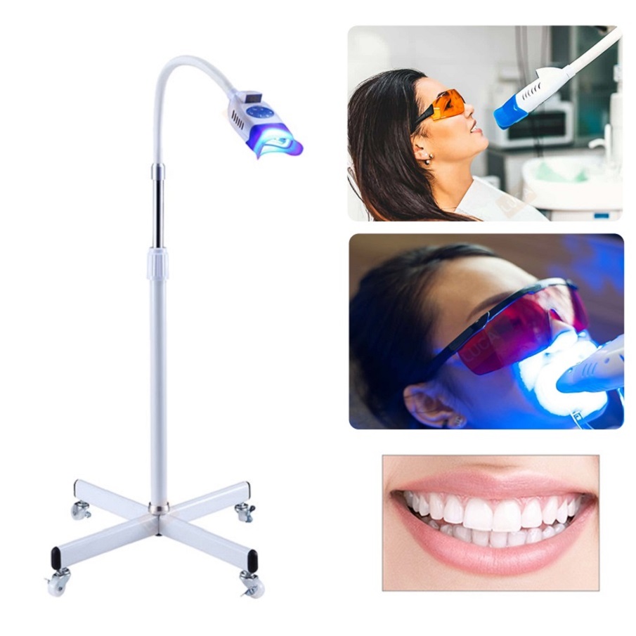

Dental professional led portable laser mobile teeth whitening machine with 10 led blue light for sale