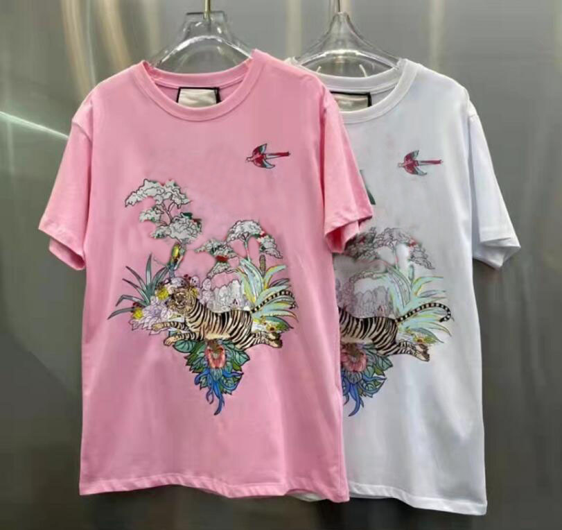 

mens T-Shirts polos Top tee women Clothing GGity new cotton short-sleeved T-shirt women's spring and summer loose senior clothes, Customize