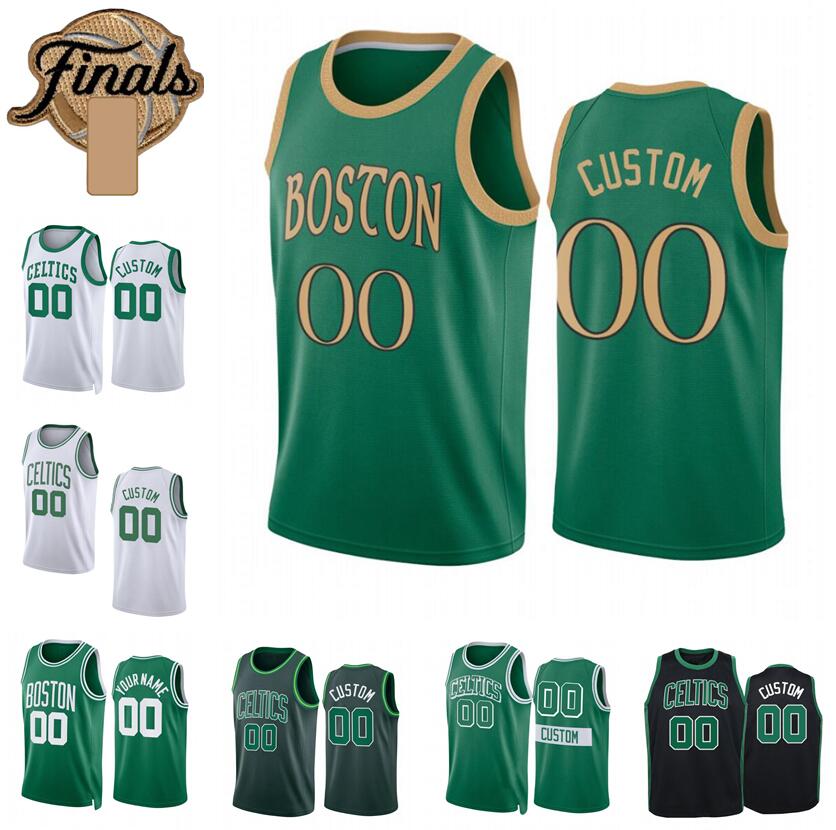 

Custom Basketball finals jersey Jayson Tatum #0 Jaylen Brown #7 Marcus Smart #36 #42 Horford 2022-23 city jerseys 06, Customize (message name number)