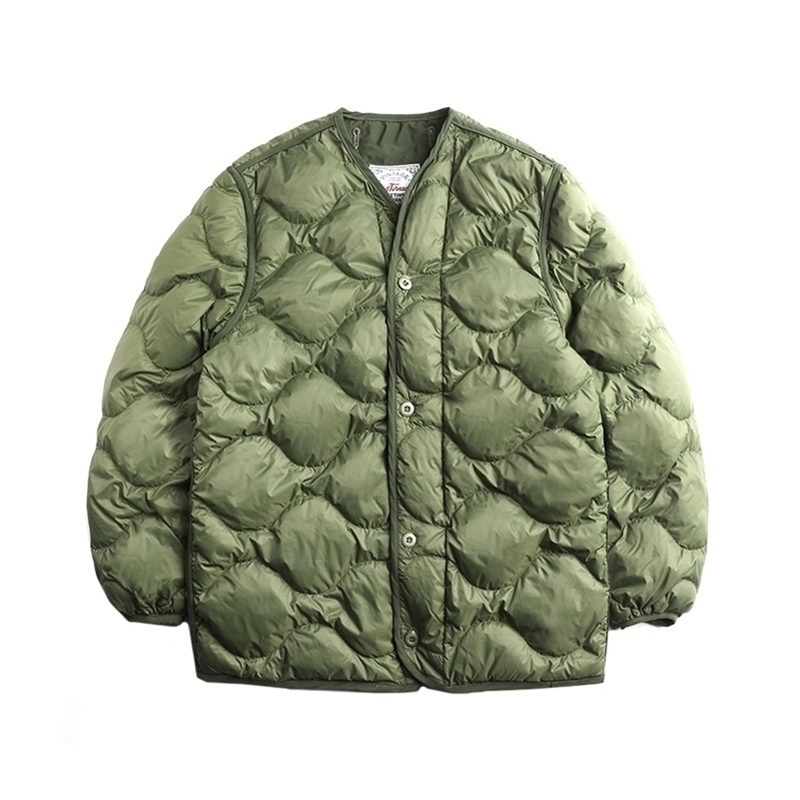 

M650003 Read Description Asian Size Duck Feather Lining Available Super Warm M51 Parka Jacket 201116, Beige