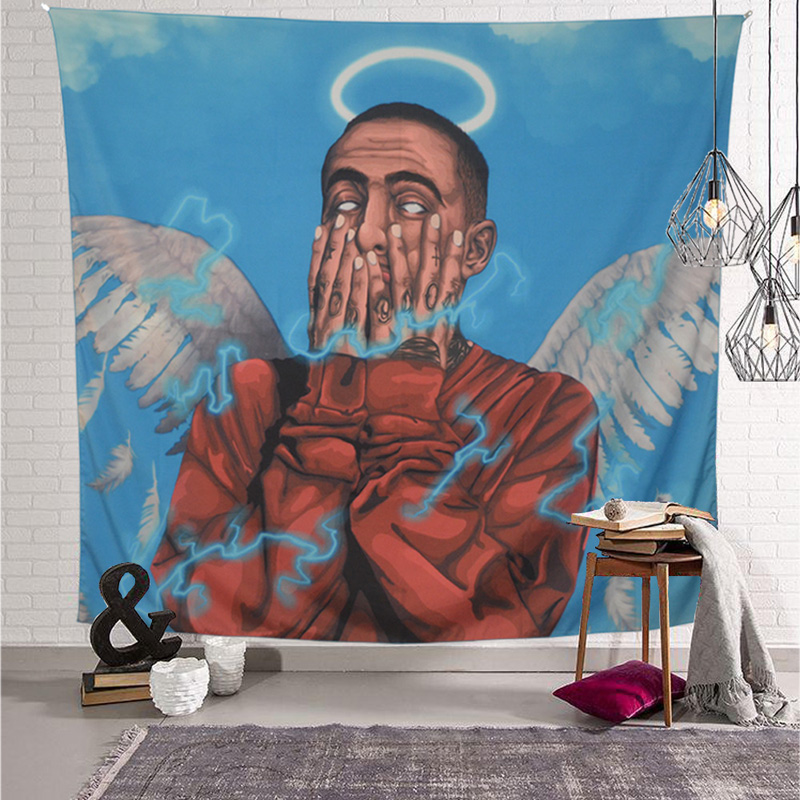 

Pop Art Tapestry Rap album Tapestry 3D Boniquit Blanket Soft Durable Tapestrys for Home Decor