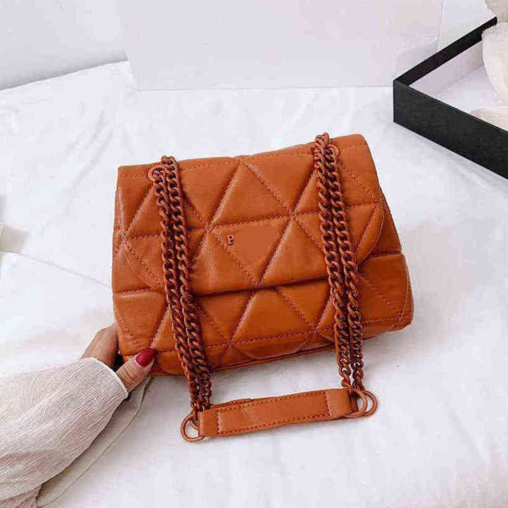 

New Designer Top Luxury Bags New for women temperament One foreign style chain small squareWomen'shigh quality shoulder bag, White