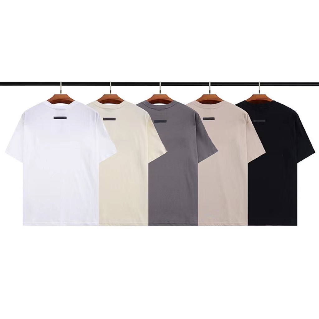 

22ss Designer Tide T Shirts Back Letter Laminated Print Short Sleeve Loose Oversize Casual T-shirt SummerPure Cotton Tops for Men and Wome