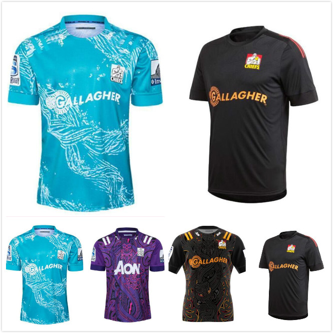 

2021 Zealand Club Super Rugby jerseys Chief Jersey League shirt 20 21 Chief Rugby Sweater size:S-5XL, Black