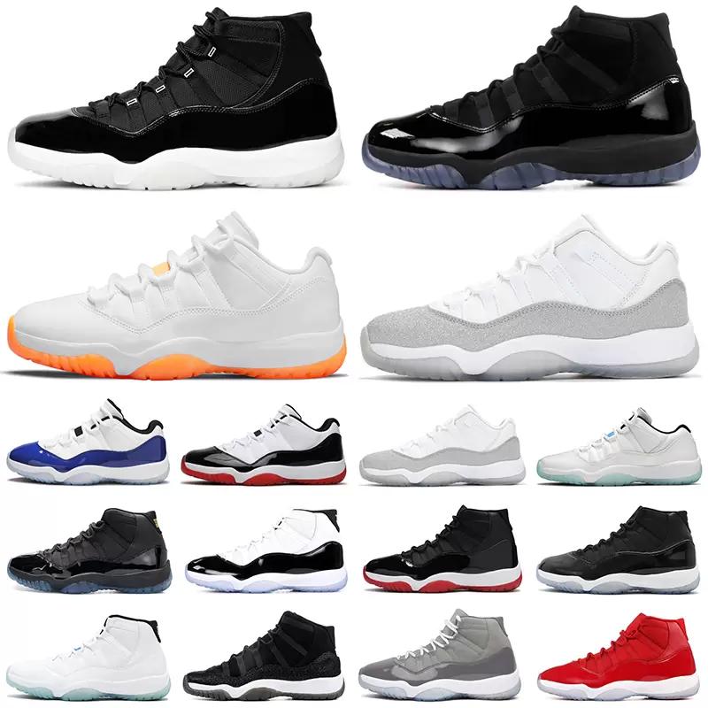 

Jumpman 11s Men Basketball Shoes 11 Citrus 25th Anniversary Legend Blue Cap and Gown Concord High Low Top Women Mens Trainers Outdoor Sports Sneakers with box, 11s gamma blue