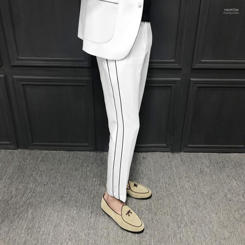 

Men's Pants Spring Quality Brand Perfume Masculino Casual Joggers Simple Dress Mens Trousers FormalMen's Naom22, Black