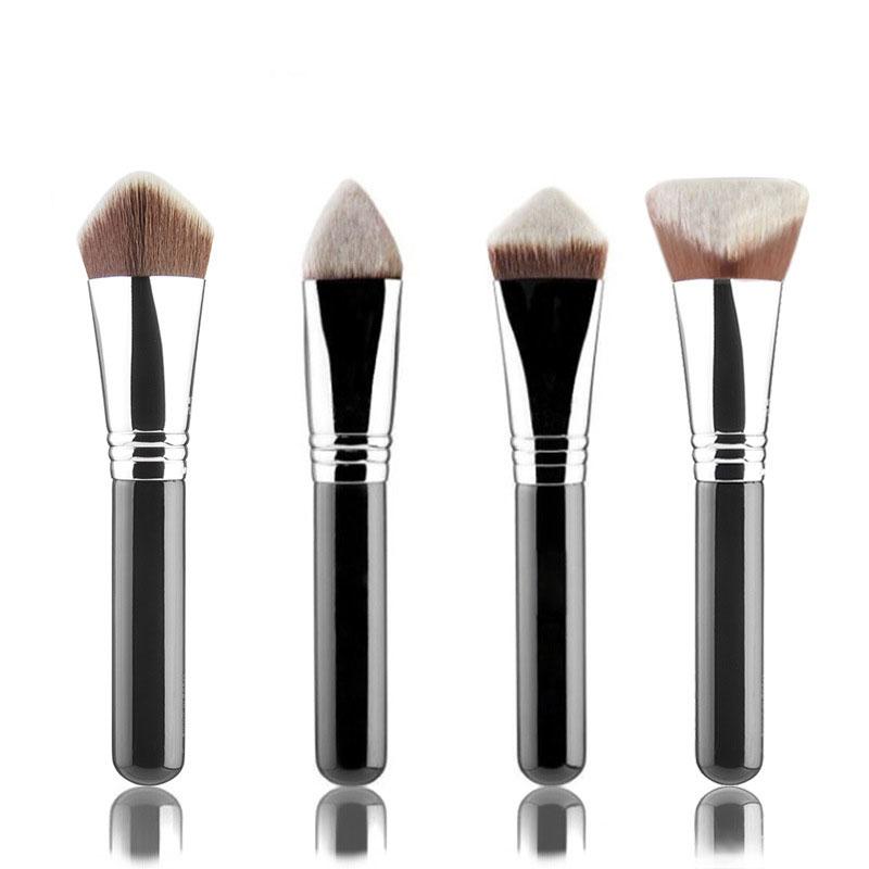 

Makeup Brushes Lucky-Girls 1pcs Fashion Face Brush Shaped Creative Copper Tube Foundation Professional Beauty ToolsMakeup