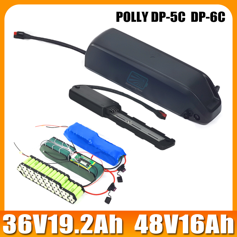 

Polly DP-6C DP-5C eBike Battery 36V 19.2Ah 48V 16Ah 12.8Ah Lithium Cell for 1000W 750W 500W Motor