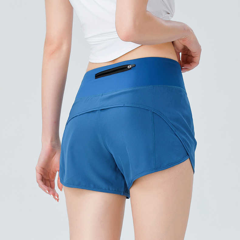 

Womens Sport Shorts Casual Fitness Hotty Hot Yoga Leggings Short Pants for Woman Girl Workout Gym Running Sportswear with Zipper Pocket, Light green