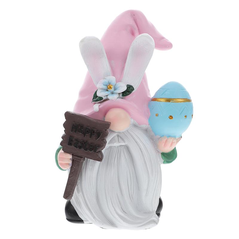 

Bandanas Resin Figurines Beautiful Easter Decoration Lovely Desktop Ornament