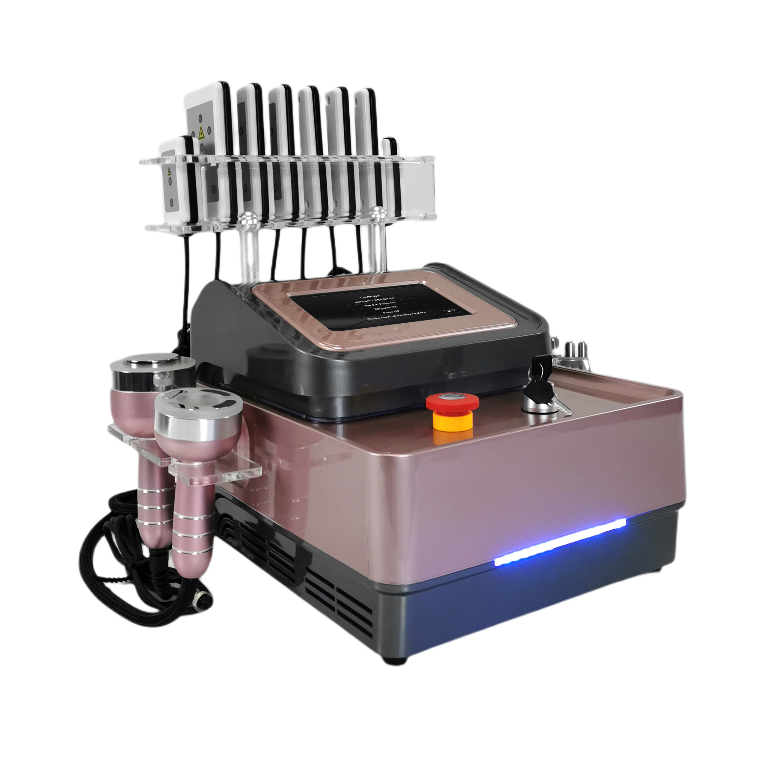 

Beauty Items Ultrasonic Cavitation Vacuum 6 in 1 Multi-function RF Machine