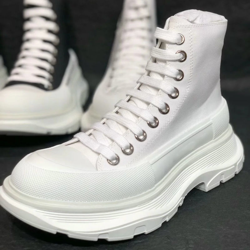 

High-top Vulcanized Wedges Canvas Shoes Womans Platform Sneakers Shoes Hidden Heel Height Increasing Casual Flats, 01