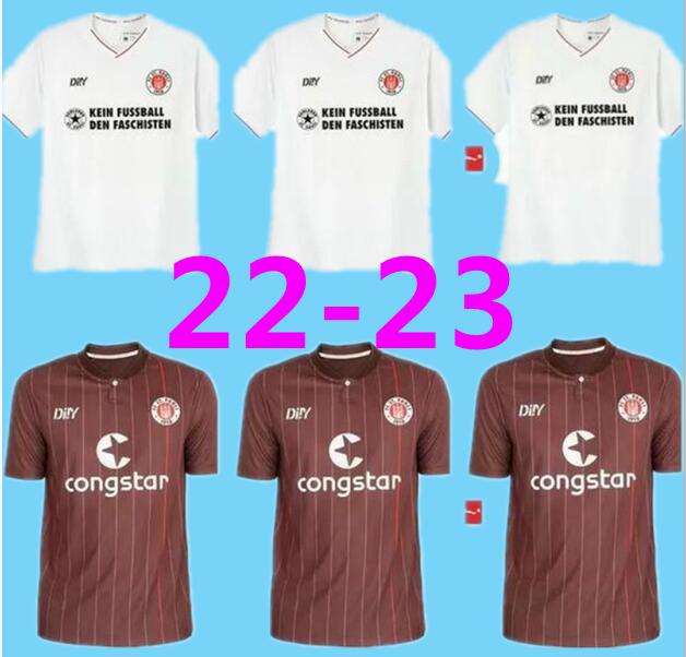 

22 23 ST Pauli SOCCER JERSEYS BECKER 20 IRVINE 7 KYEREH 17 HARTEL 30 SMITH 8 PAQARADA 23 MEDIC 2022 2023 home away JERSEY FOOTBALL shirt Men S-XXL